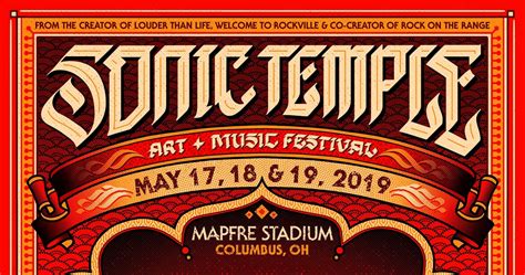 It's time to go over the details of the 2019 fest, to make sure your weekend goes smoothly. Sonic Temple Art + Music Festival Announces 2019 Lineup
