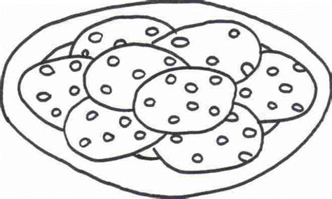 Christmas cookies are sugar biscuits and cookies, cut into shapes related to christmas. Printable Cookies Coloring Sheet