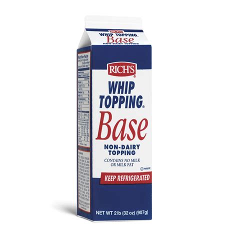 Whip Topping™ Base Richs Products