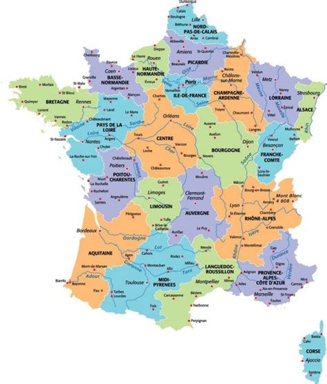 Espacoluzdiamantina 25 Nouveau Map De France Avec Departement