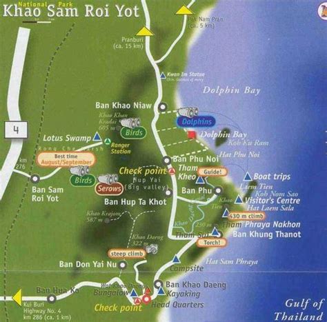 √ Khao Yai National Park Map