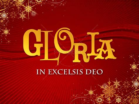 Free Download Gloria In Excelsis Deo Powerpoint Christmas Powerpoints