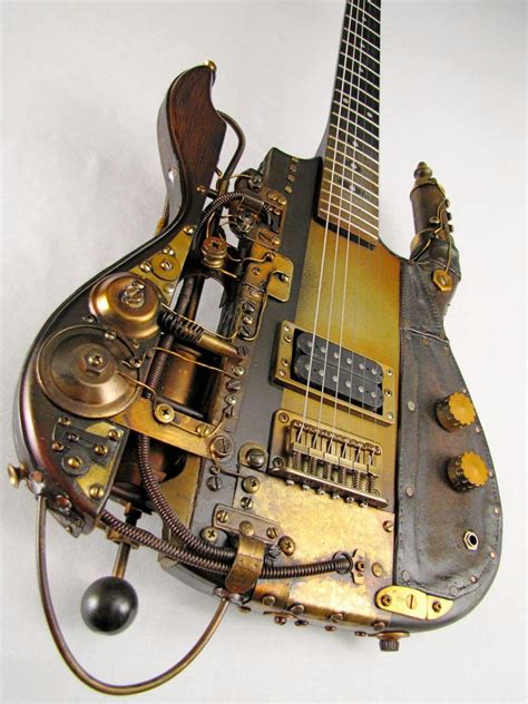 Steampunk Electric Guitar Awesome Steampunk Guitar Steampunk Steampunk Art