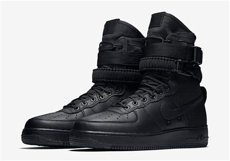 Triple Black Nike Sf Air Force 1 Is The Extreme High Top You Never Knew