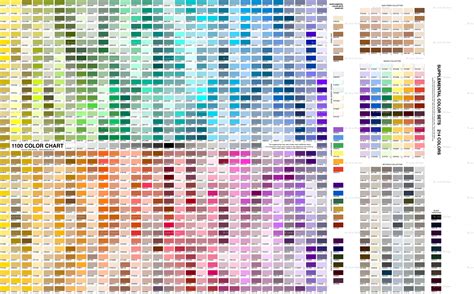 Rrnewchartprinthighrespng 2175×1350 Cmyk Color Chart Color Set