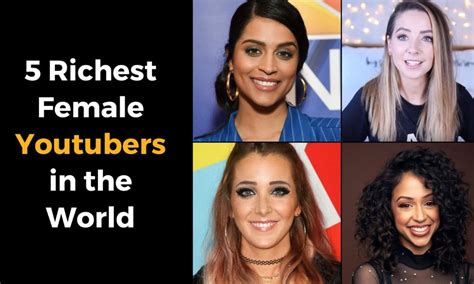5 Richest Female Youtubers In The World In 2024 Thn News