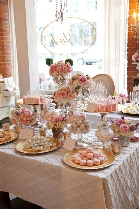 42 Essential Bridal Shower Decorations Ideas 34 In 2020 Bridal Shower Desserts Table Bridal