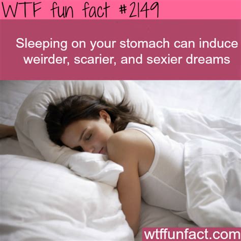 Sleep Fun Fact About Sleeping On Your Belly Wow Facts Wtf Fun Facts
