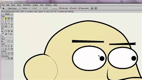 How To Draw A Cartoon Character In Anime Studio Youtube