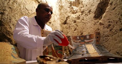 archaeologists in egypt have discovered two 3 500 year old ancient tombs in the southern city of