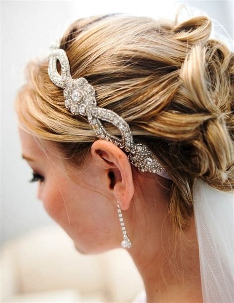 25 Most Coolest Wedding Hairstyles With Headband Hottest Haircuts