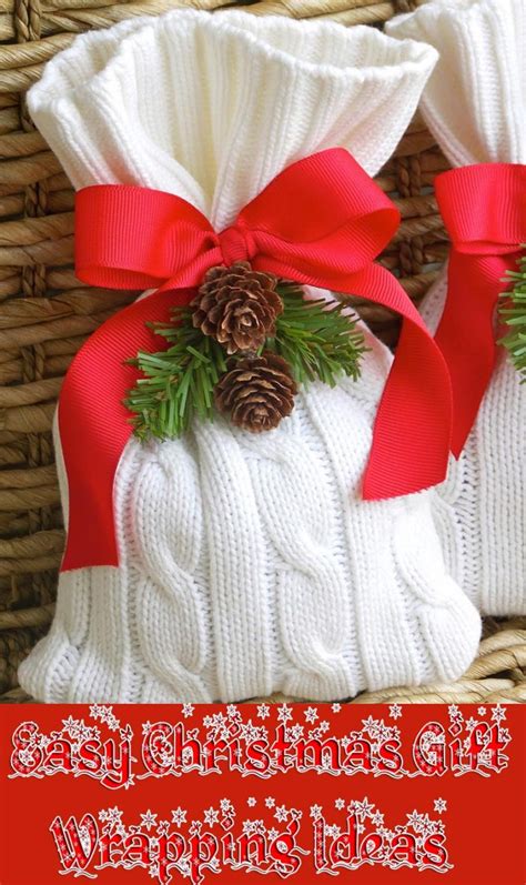 50+ great gift wrapping ideas for the most festive holiday ever. Quiet Corner:Easy Christmas Gift Wrapping Ideas - Quiet Corner