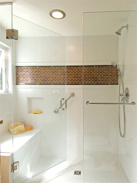 tile shower alcove home design ideas pictures remodel and decor
