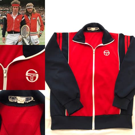 Sergio Tacchini John Mcenroe 1980 Made In Italy Mens Sweatshirts