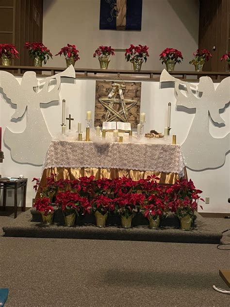 Umc Altar For Longest Night And Christmas Eve Table Decorations