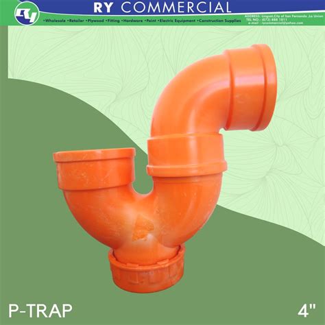 Ccs Pvc Orange Fittings Sanitary S600s1000 Pipe Fittings P Trap 4 Shopee Philippines