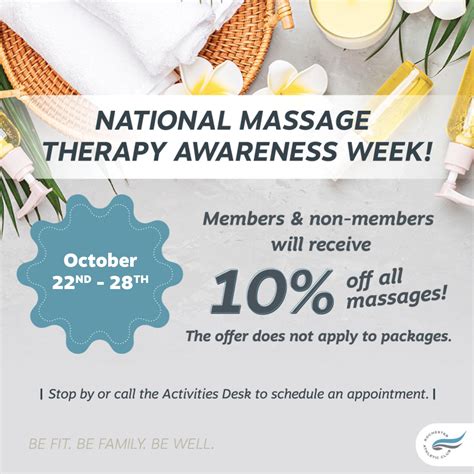 national massage therapy awareness week