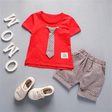 Baby Boys Clothes Toddler Kids Baby Boys Outfits Short Sleeve T Shirt