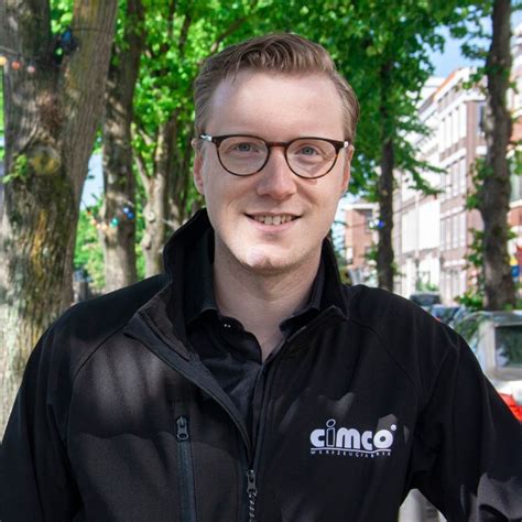 Sander Van Der Does National Account Manager Cimco Nederland Bv