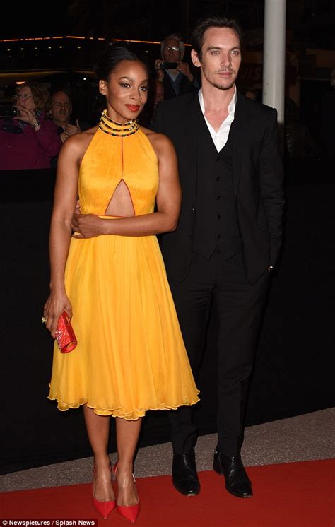 Anika Noni Rose Shows Her Figure Partying With Jonathan Rhys Meyers In