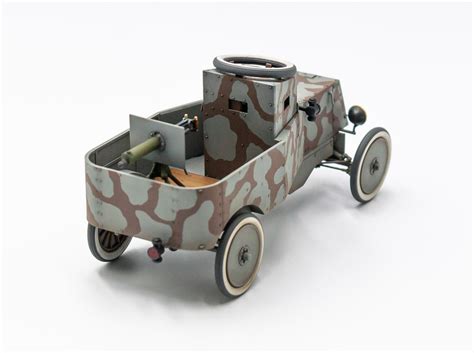 Scale 135 Ford Model T Rnas Armoured Car Icm 35669 Etsy