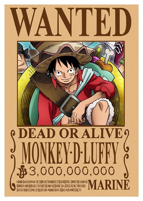 Monkey D Luffy Wanted One Piece Cmx Light Rock Image