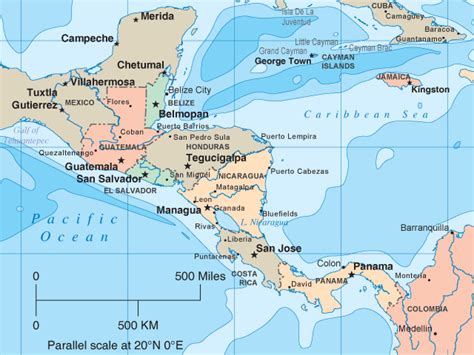 Central America Map - Maps of Central America