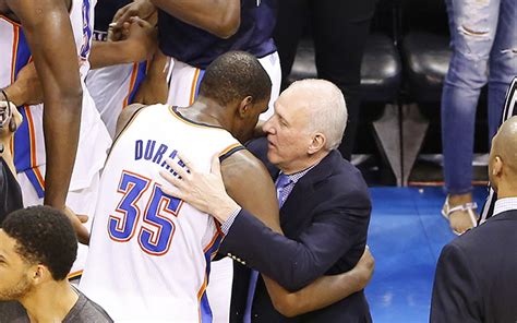 Kevin Durant Praises Gregg Popovich He Keeps The Spurs Consistent