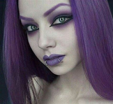 pin by 𖤐 ˚ on riya albert purple goth gothic beauty goth beauty
