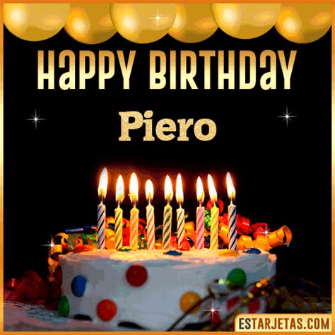 Feliz Cumpleaños Piero Imágenes  Tarjetas Y Mensajes