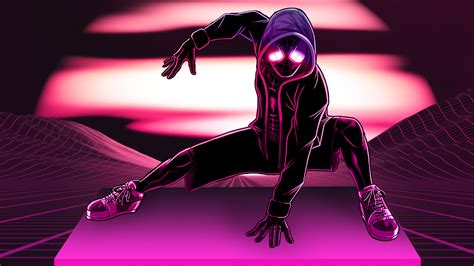 Miles Morales In Spider Man Into The Spider Verse 4k Wallpapers Hd