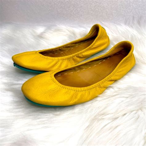 Tieks Shoes Tieks By Gavrieli Classic Mustard Yellow Ballet Flats 8