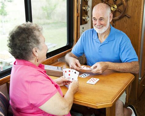 The goal of the traditional card game old maid is simple: RV Seniors - Card Game. Senior couple vacationing in their motor home, playing a #Sponsored , # ...