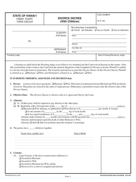 How to get a divorce decree in georgia. Divorce Decree Form - 22 Free Templates in PDF, Word ...