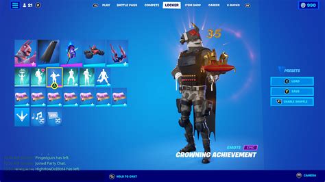Crown In Fortnite How To Get Benefits Crowning Achievement Emote