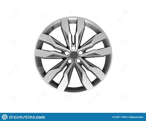 Car Alloy Wheel Isolated On White Background New Alloy Wheel For A Car