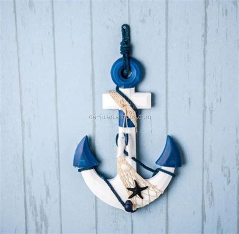 Handmade Wooden Hanging Anchor Decoration Buy Anchor Decorationwood