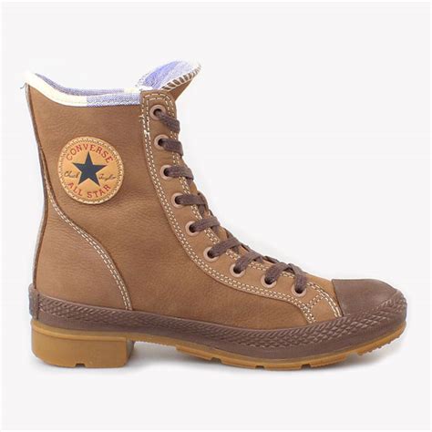 Converse Leder Stiefel All Star Chucks Outsider Boots Braun 525903c
