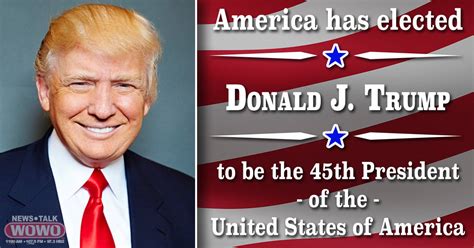 Donald Trump Will Be The 45th President Of The United