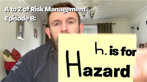 Health Safety A Z H Is For Hazard Identification YouTube