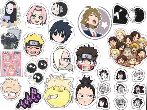 Anime Sticker Pack Pegatinas Bonitas Pegatinas Kawaii Pegatinas