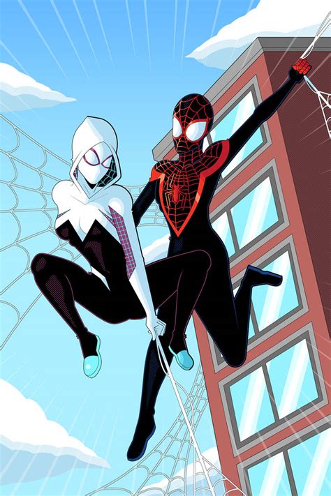 Miles And Spider Gwen By Owenoak95 On Deviantart