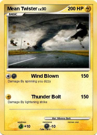 Pokémon Mean Twister Wind Blown My Pokemon Card