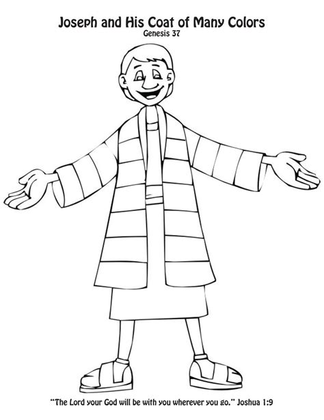In this collection, you will. Joseph's coat of many colors craft/coloring page. Toddlers ...