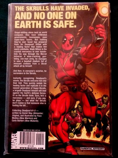 Deadpool Secret Invasion By Daniel Way Fine Soft Cover 2009 1st