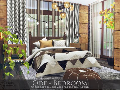 The Sims Resource Ode Bedroom Tsr Cc Only