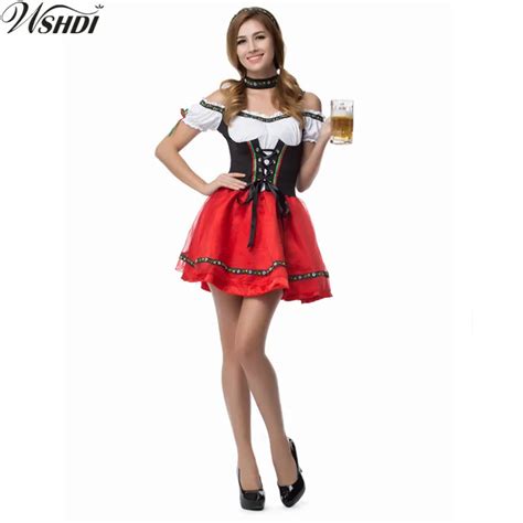 S Xxl 2018 Oktoberfest Maid Fancy Dress Cosplay German Beer Girl