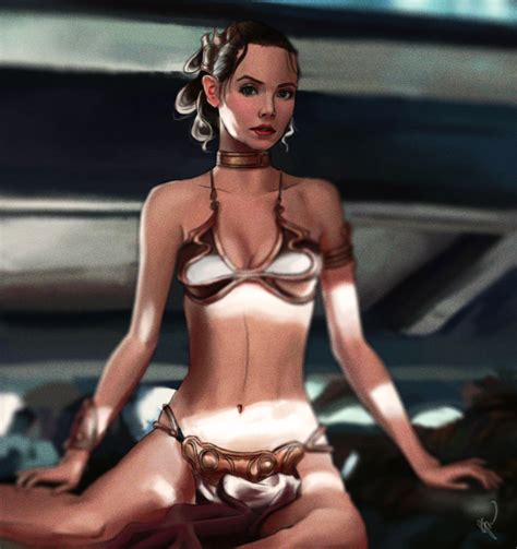 Slave Rey ~ Star Wars The Force Awakens Rule 34 Nerd Porn