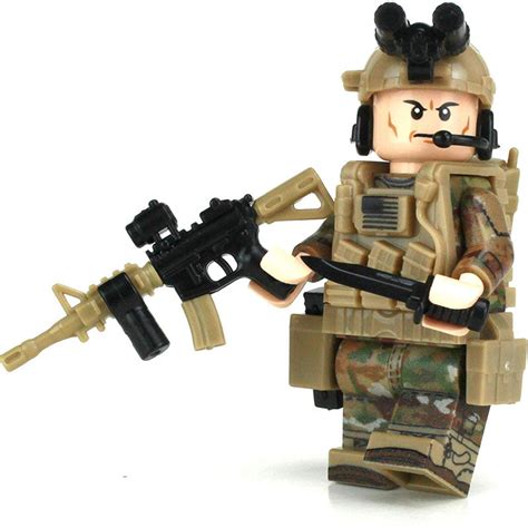 Lego Army Ranger Ocp Sf Soldier Custom Military Minifigure The Brick Show Shop