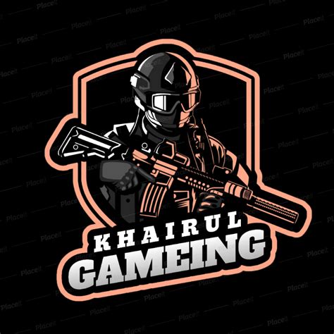 Placeit Gaming Logo Generator Featuring An Elite Force Soldier